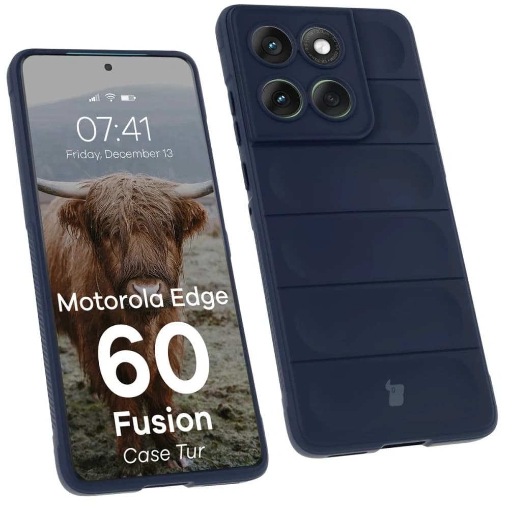 Husa Bizon pentru Motorola Edge 60 Fusion / Edge 60 albastru marin - 1