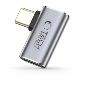 Tech-Protect Ultraboost AA01 Szögadapter USB-C Szürke