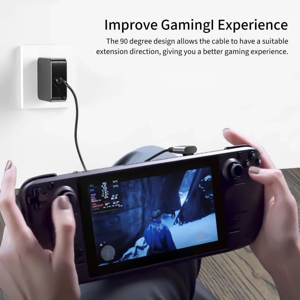 Tech-Protect Ultraboost AA02 Angle Adapter USB-C Grey - 4