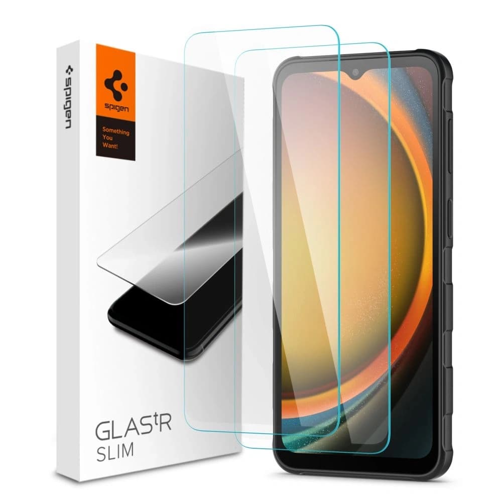 Spigen GLAS.tR Slim Samsung Galaxy Xcover 7 / 7 Pro Clar [2 PACHET] - 1