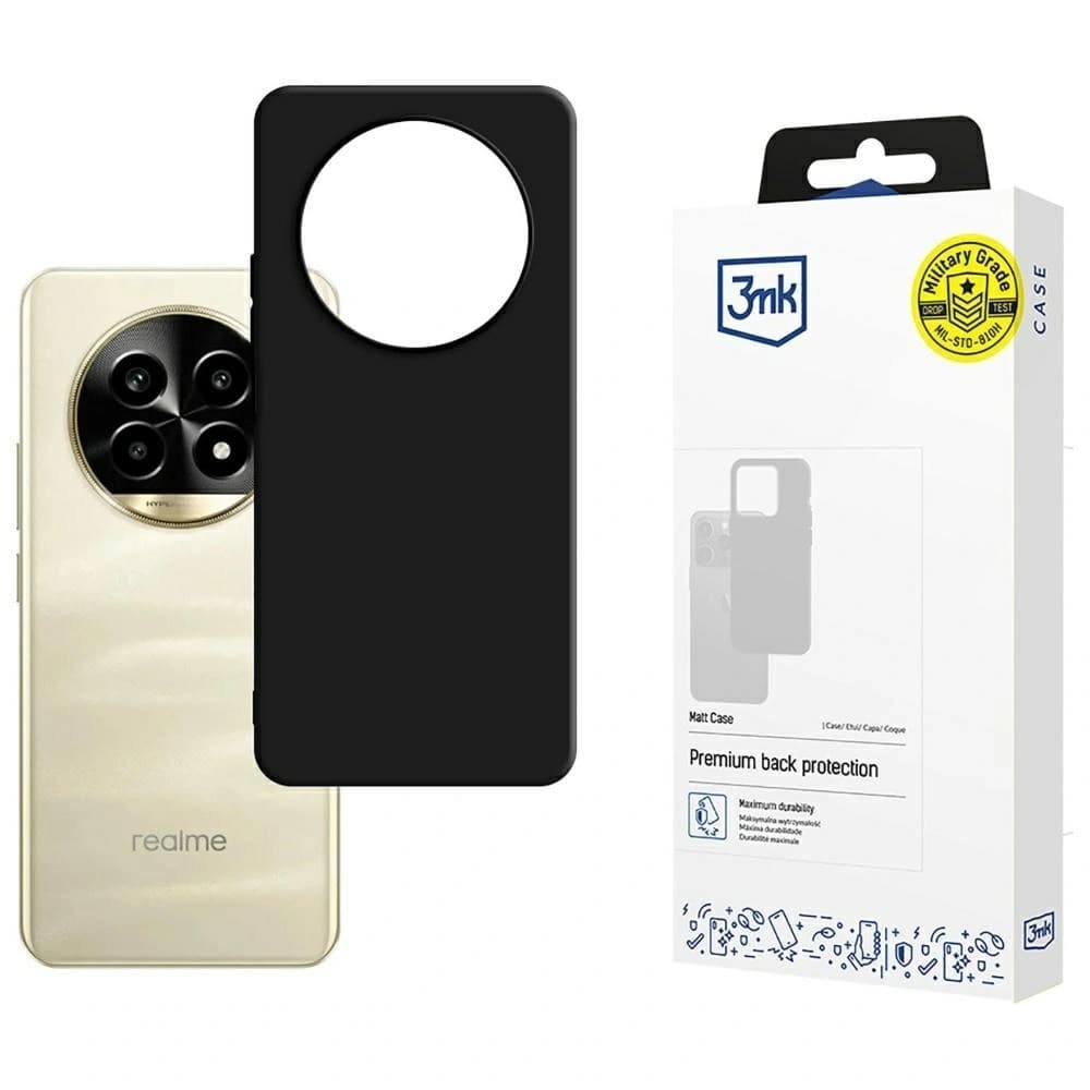 3MK Matt Case Realme 13 Pro+ Plus 5G / Realme 13 Pro 5G black - 1