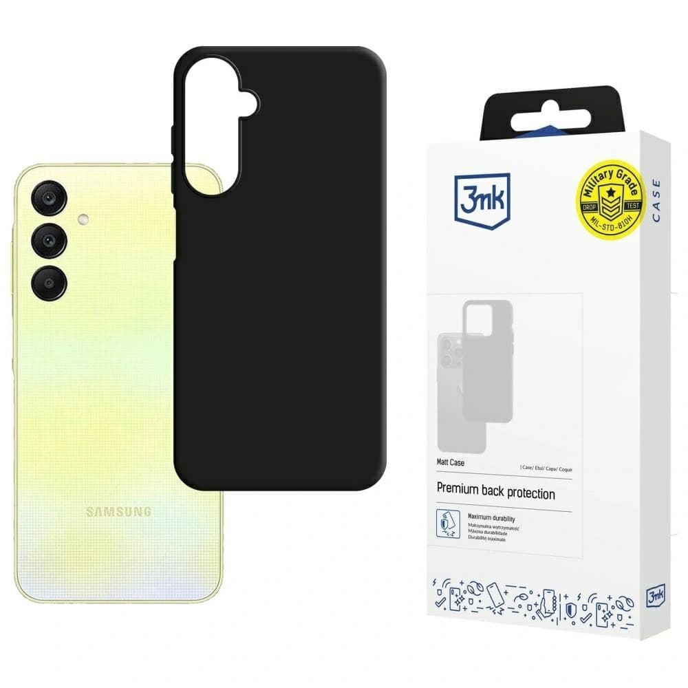 Husa 3MK Matt pentru Samsung Galaxy A26 5G neagră - 1