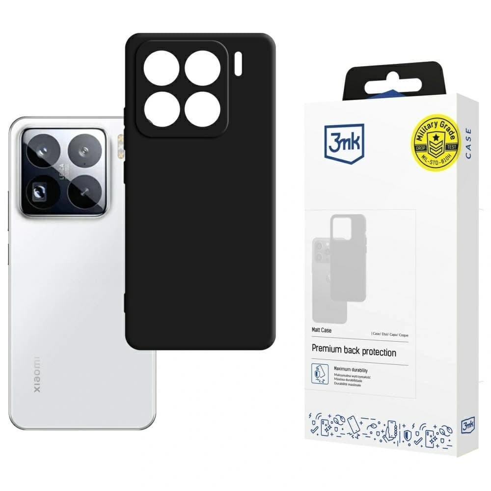 3MK Matt Case Xiaomi 15 Pro schwarz