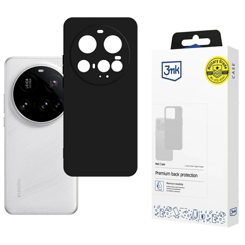 3MK Matt Case Xiaomi 15 Ultra schwarz - 1