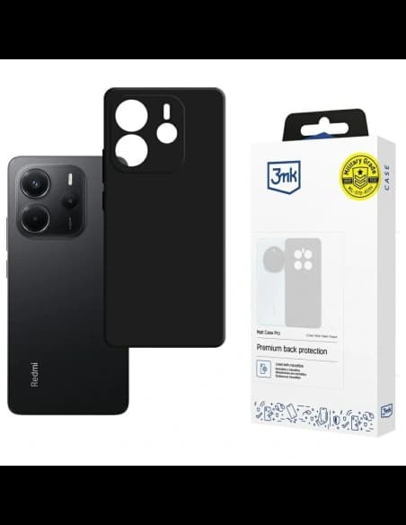 3MK Matt Case Pro Xiaomi Redmi Note 14 4G schwarz