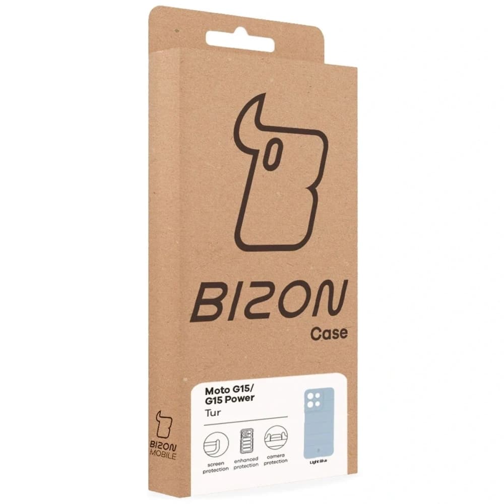 Husă BIZON pentru Motorola Moto G15 / G15 Power albastru deschis - 8