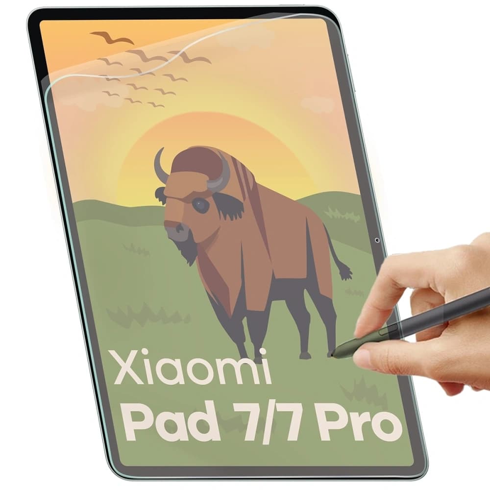 BIZON Üveg Tab Film Nap Xiaomi Pad 7 / 7 Pro [2 Csomag] - 5