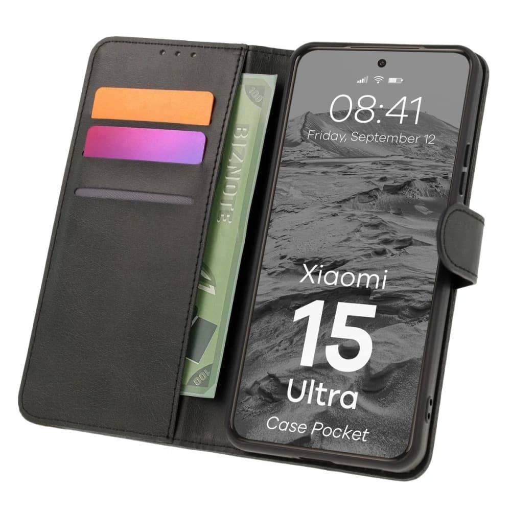 BIZON Case Pocket Xiaomi 15 Ultra black