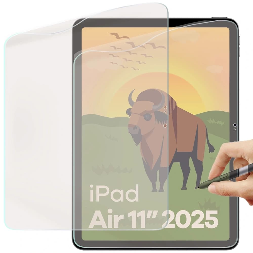 BIZON Film de protecție din sticlă Tab pentru soare Apple iPad Air 13" 2024 / 13" 2025 [2 PACHET] - 1