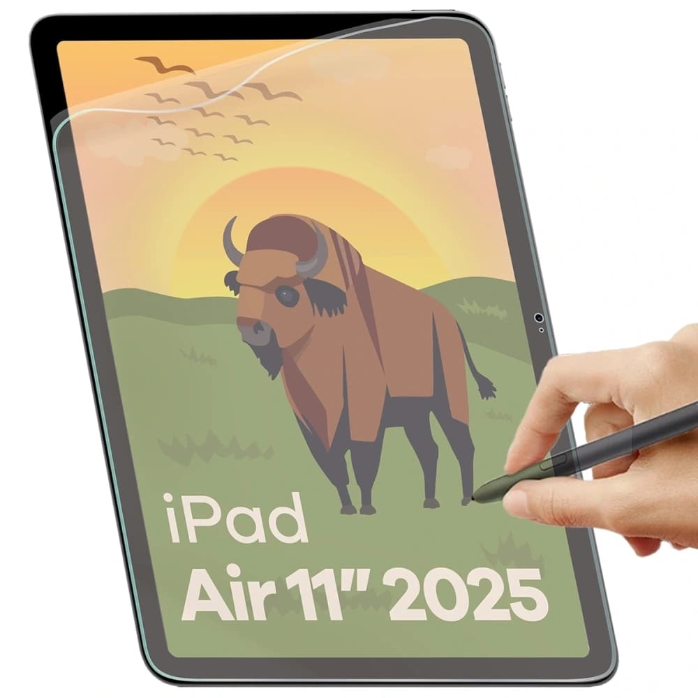 BIZON Film de protecție din sticlă Tab pentru soare Apple iPad Air 13" 2024 / 13" 2025 [2 PACHET] - 5