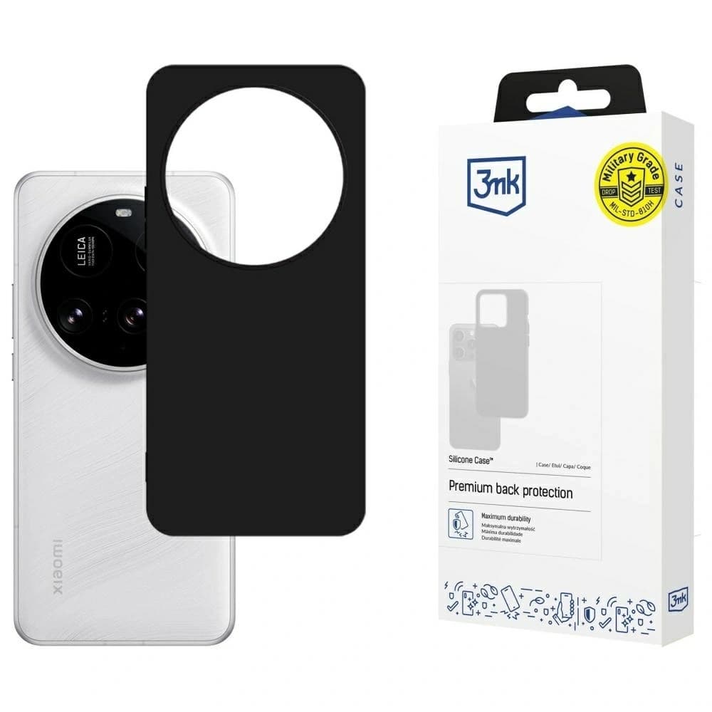 3MK Silicone Case Xiaomi 15 Ultra black - 1
