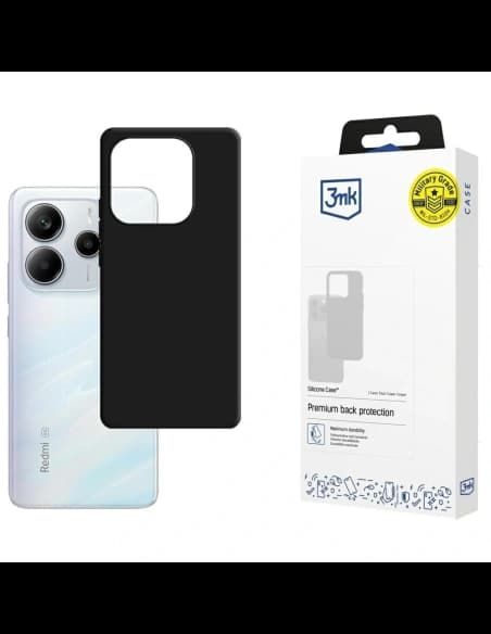 3MK Silikonhülle Xiaomi Redmi Note 14 5G schwarz