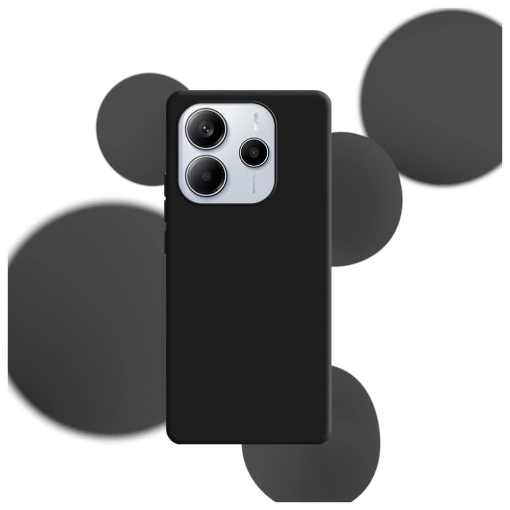 3MK Szilikon tok Xiaomi Redmi Note 14 5G fekete - 2