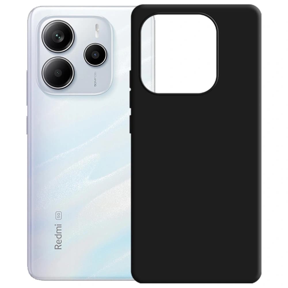 3MK Szilikon tok Xiaomi Redmi Note 14 5G fekete - 5