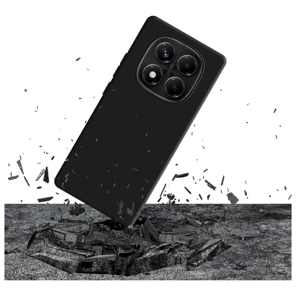 3MK Szilikon Tok Xiaomi Redmi Note 14 Pro 5G fekete - 3