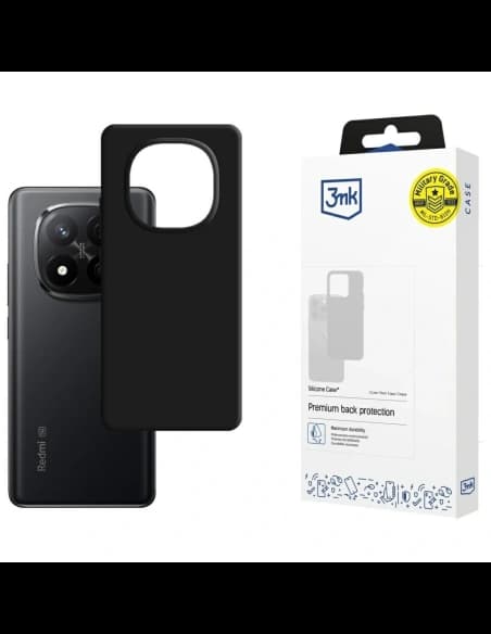 3MK silikonový kryt Xiaomi Redmi Note 14 Pro+ Plus černý