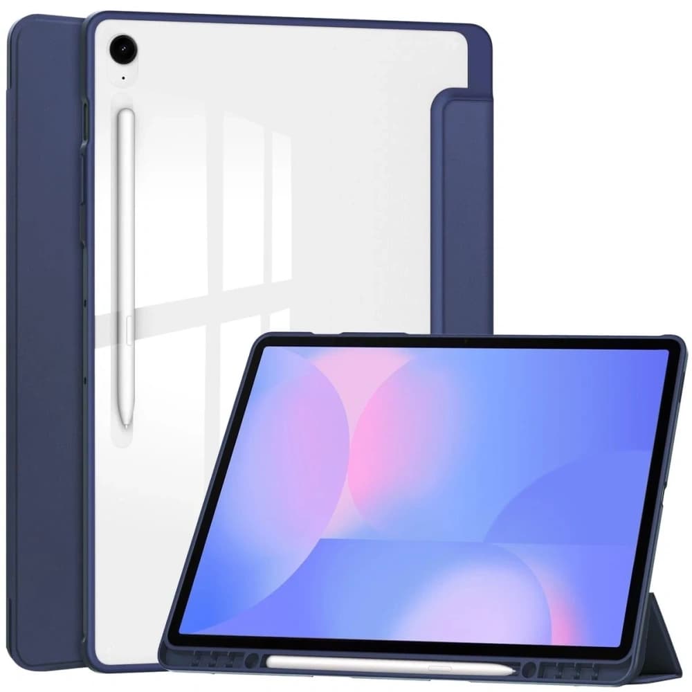 Bizon Case Tab Clear Matt Samsung Galaxy Tab S10 FE+ Plus navy blue - 1