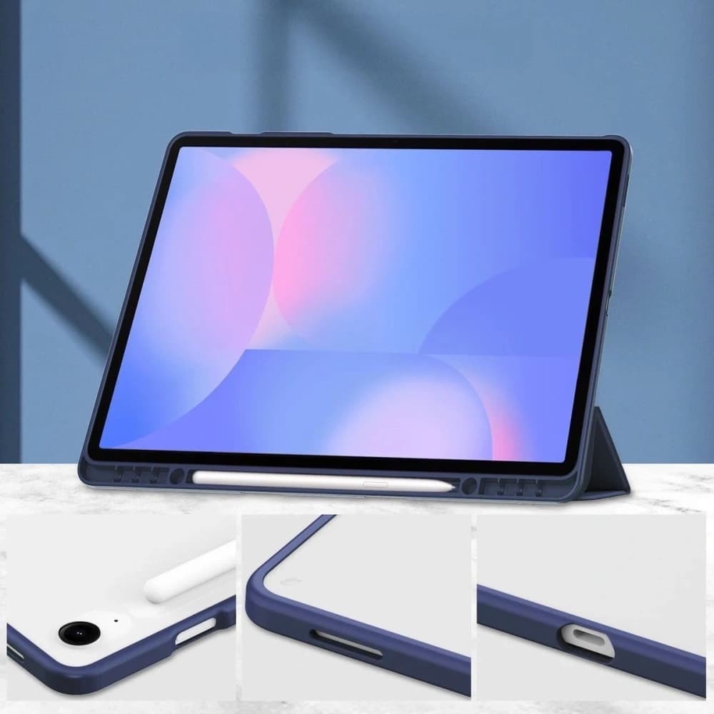 Bizon Case Tab Clear Matt Samsung Galaxy Tab S10 FE+ Plus navy blue - 3