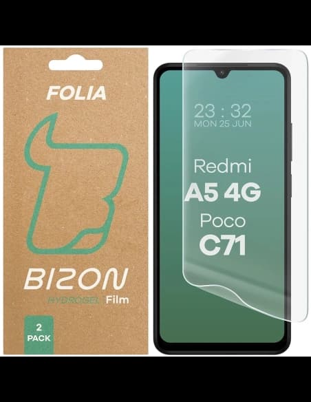 Bizon Glass Hydrogel Front Xiaomi Redmi A5 4G / POCO C71 4G [2 PACK]