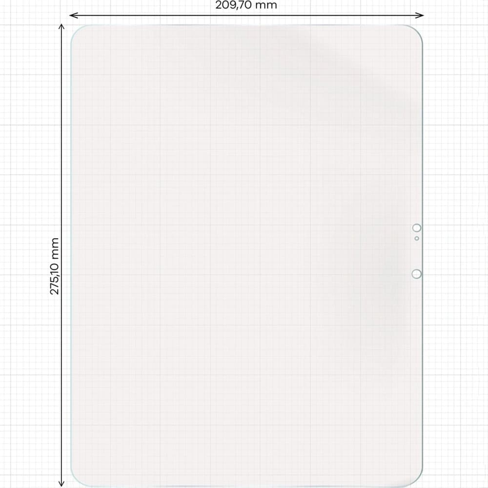 Film de protecție Bizon Glass Tab pentru Soare Apple iPad Air 13" 2024 / 13" 2025 [2 PACHET] - 2