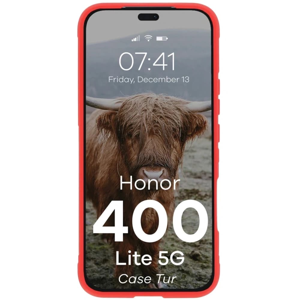 Bizon Case Tur Honor 400 Lite 5G piros - 5
