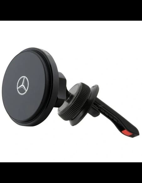 Mercedes MEMWCCK 15W car holder for a card / for the window with a wireless charger Silver Stars MagSafe black