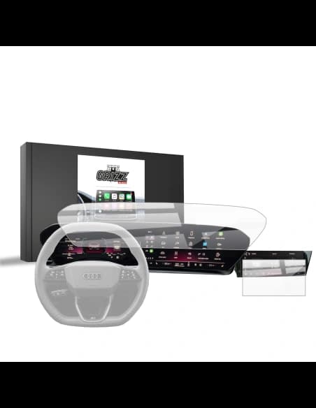 Ceramic GrizzGlass CarDisplay Protection Audi SQ6 e-tron (2024-2025) Grizz [2in1]