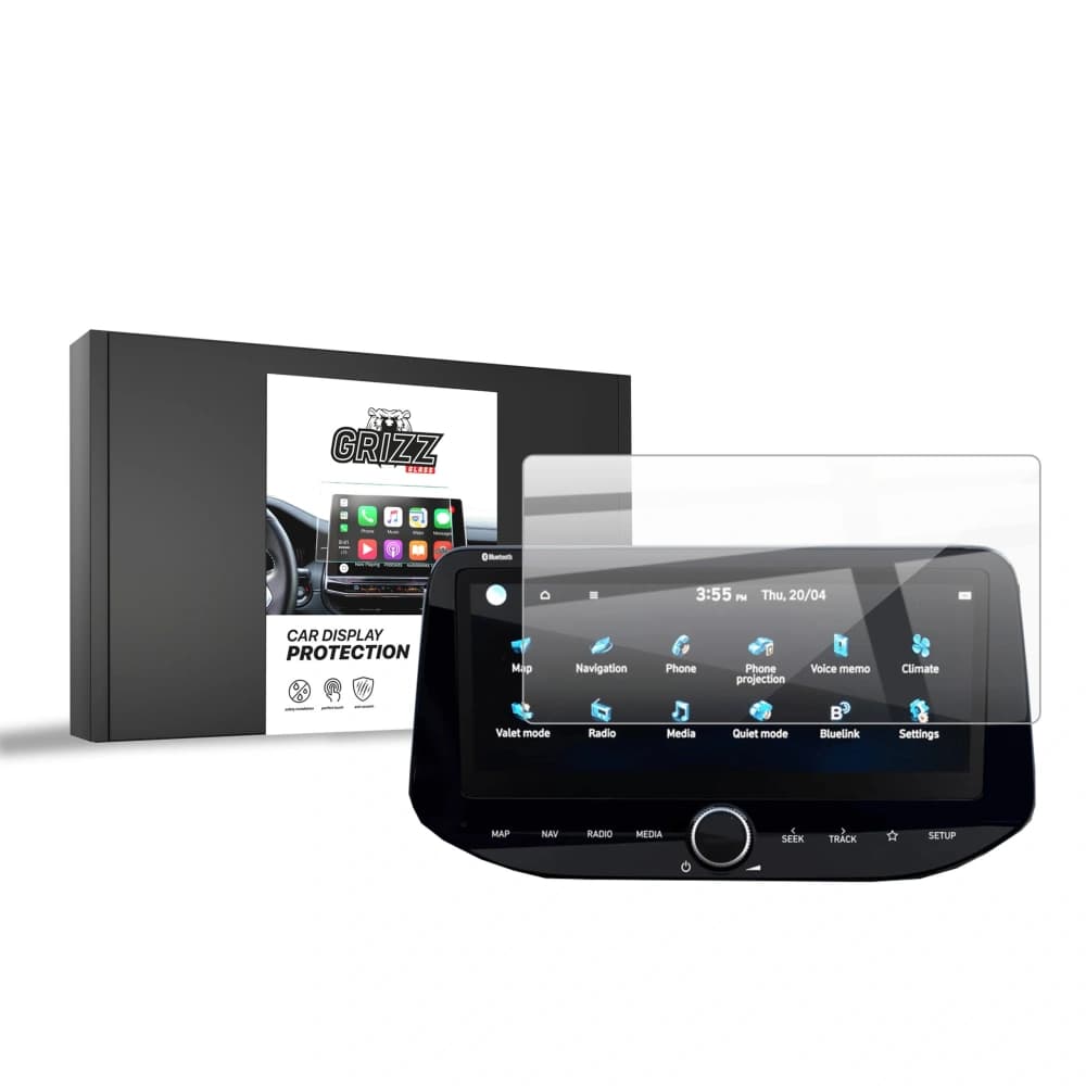 Ceramic GrizzGlass CarDisplay Protection Hyundai i30 10,25" Facelift 110x256mm (2024-2025) - 1