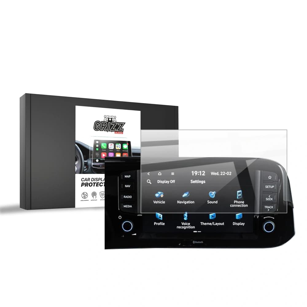 Ceramic GrizzGlass CarDisplay Protection Hyundai i10 8" (2024-2025) - 1