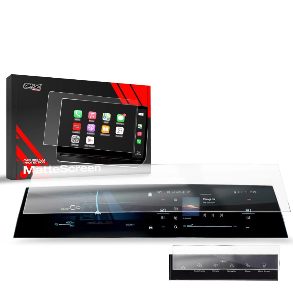 Matte GrizzGlass CarDisplay Protection Peugeot 5008 (2024-2025) matowa Grizz [2in1] - 1
