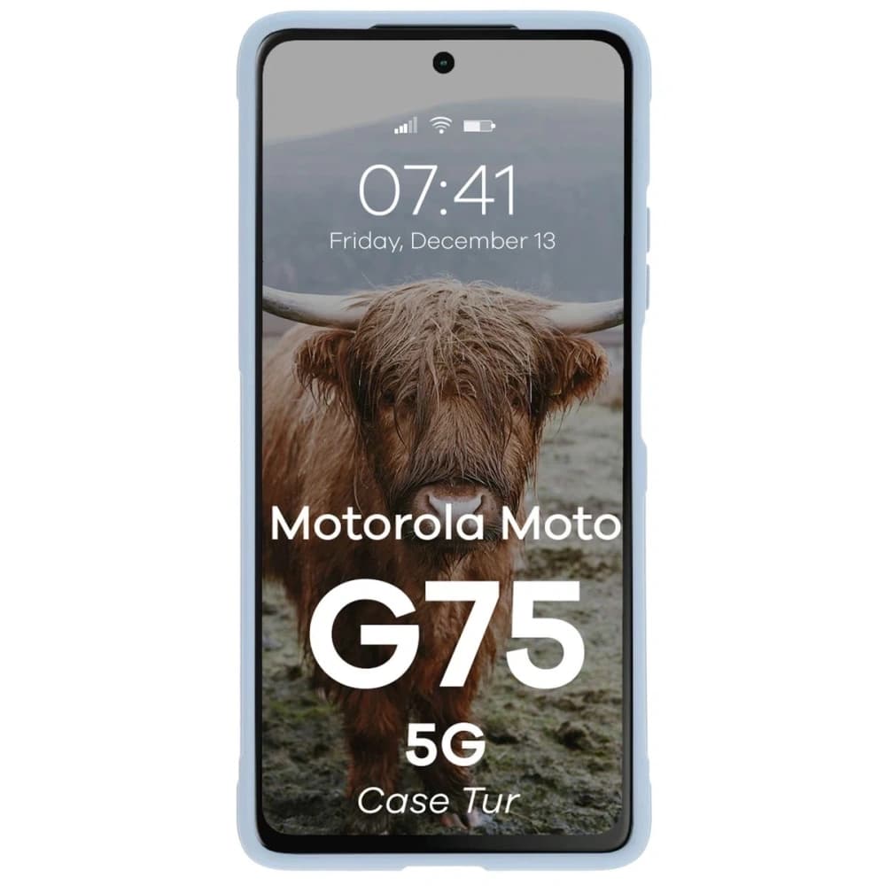 Carcasa Bizon Tur pentru Motorola Moto G75 5G albastru deschis - 5