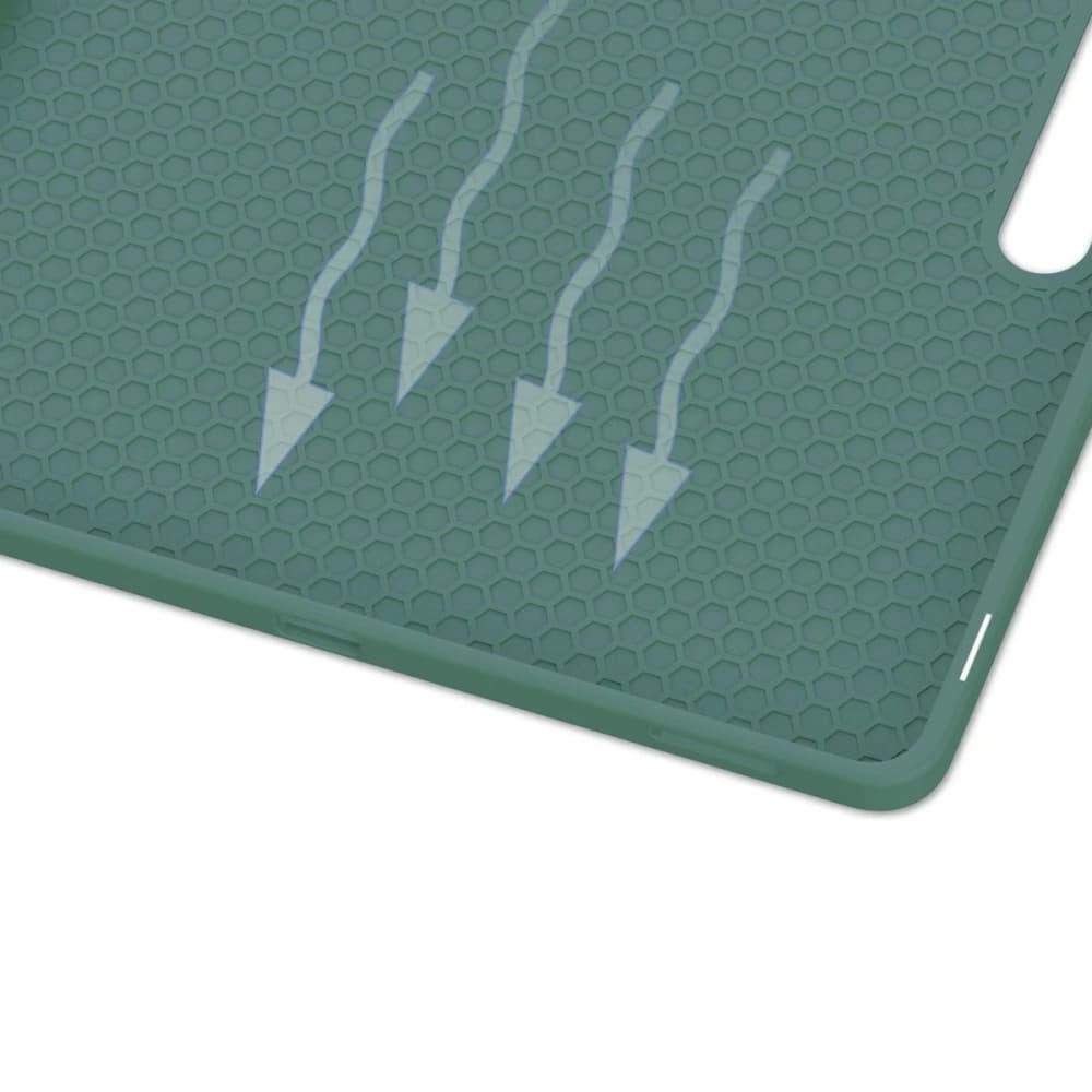 Bizon Case Tab Lizard Samsung Galaxy Tab S10 FE+ Plus sötétzöld - 4