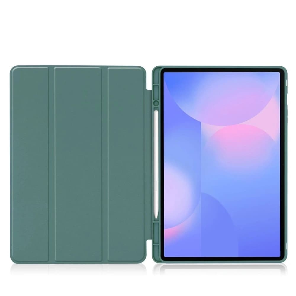 Bizon Case Tab Lizard Samsung Galaxy Tab S10 FE+ Plus sötétzöld - 8