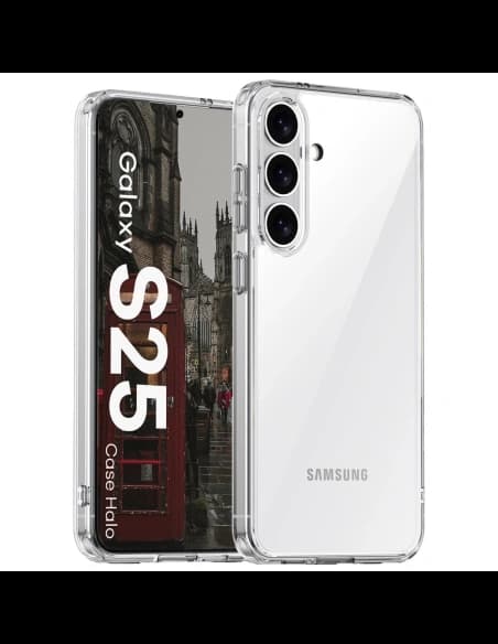 Bizon Case Halo Samsung Galaxy S25 průhledný