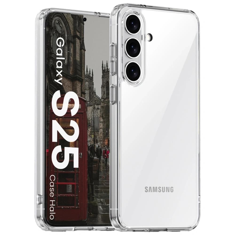 Bizon Case Halo Samsung Galaxy S25 klar - 1