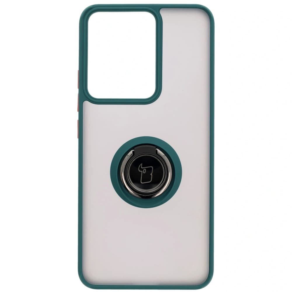 Bizon Case Hybrid Ring Realme 14 5G / 14T 5G füstös sötétzöld kerettel - 2