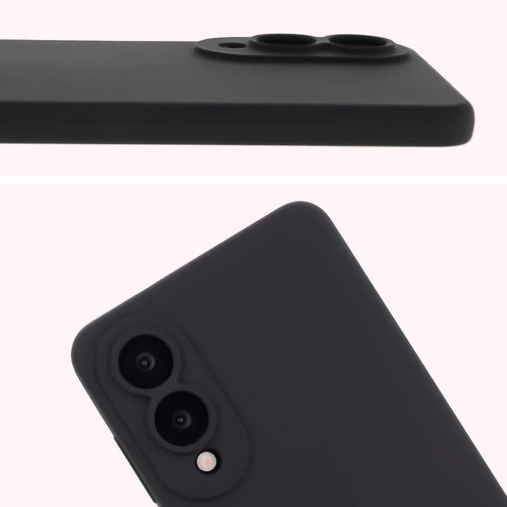 Bizon puha tok Samsung Galaxy S25 Edge fekete - 5