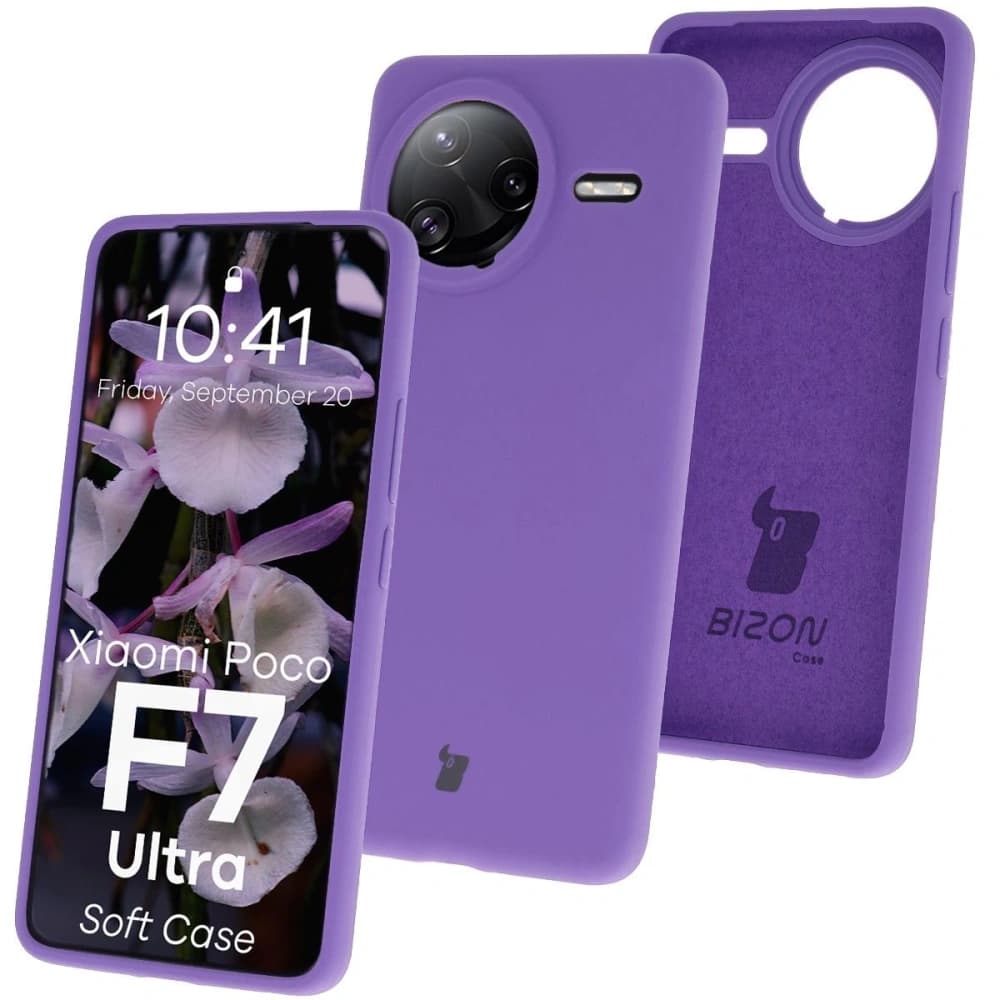 Bizon Soft Case Xiaomi POCO F7 Ultra lila - 1