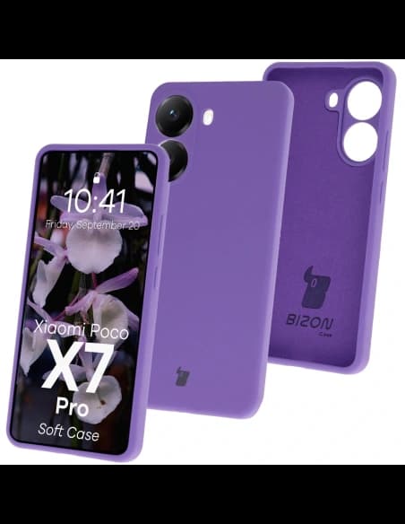 Bizon Soft Case Xiaomi POCO X7 Pro lila