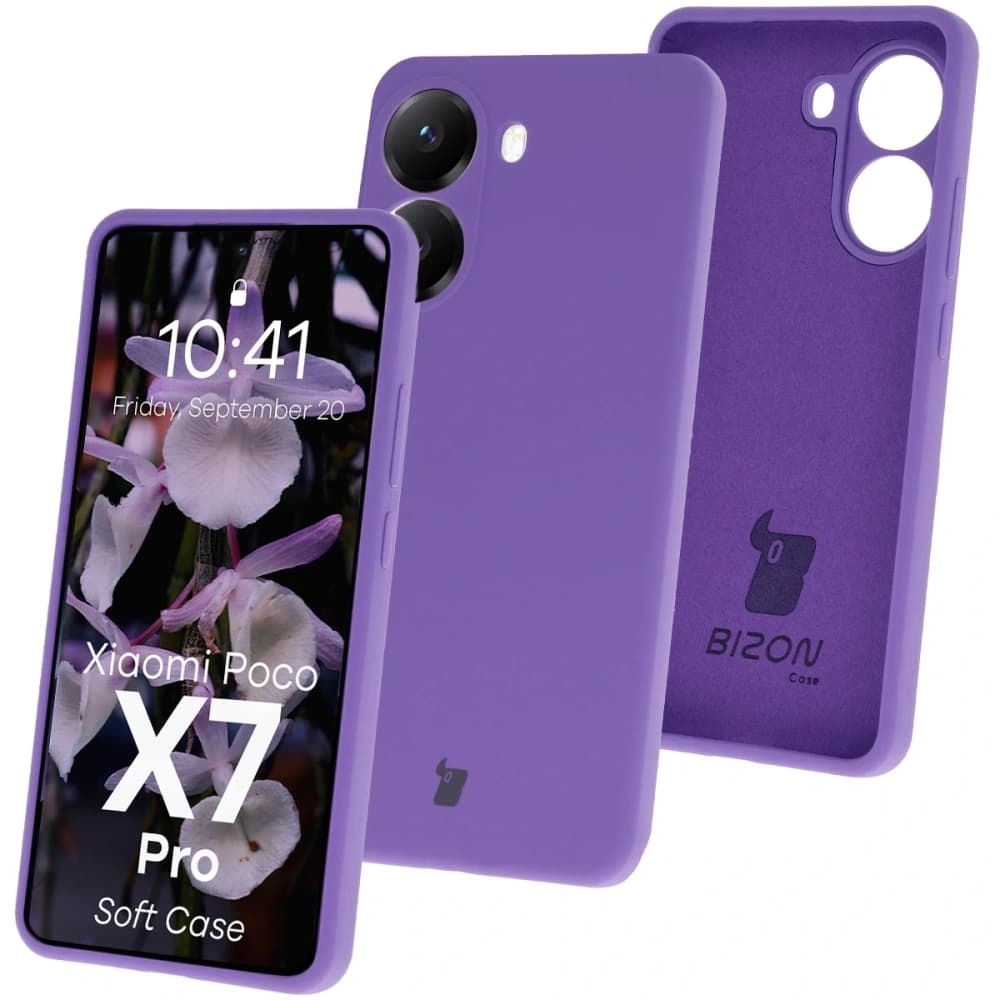 Bizon Soft Case Xiaomi POCO X7 Pro lila - 1