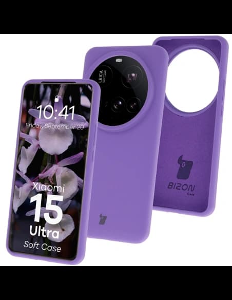 Bizon Soft Case Xiaomi 15 Ultra fialový