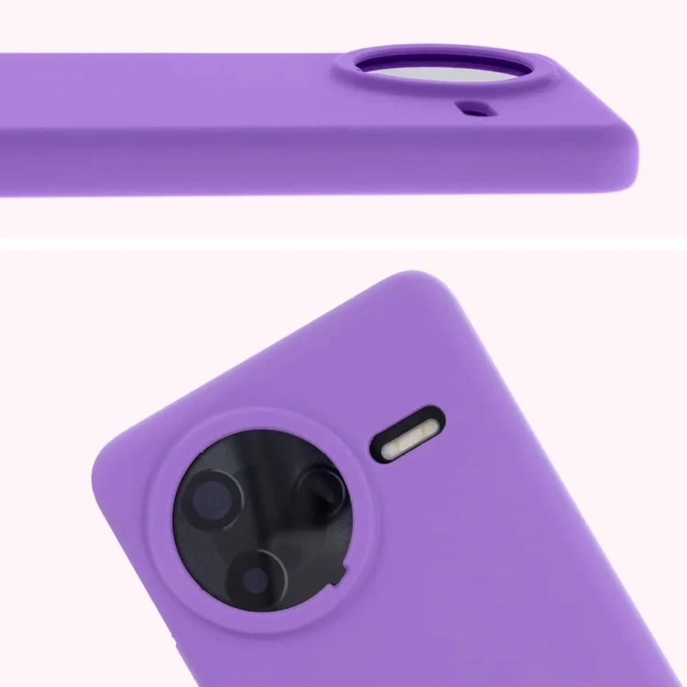 Husa moale Bizon pentru Xiaomi POCO F7 Pro violetă - 5