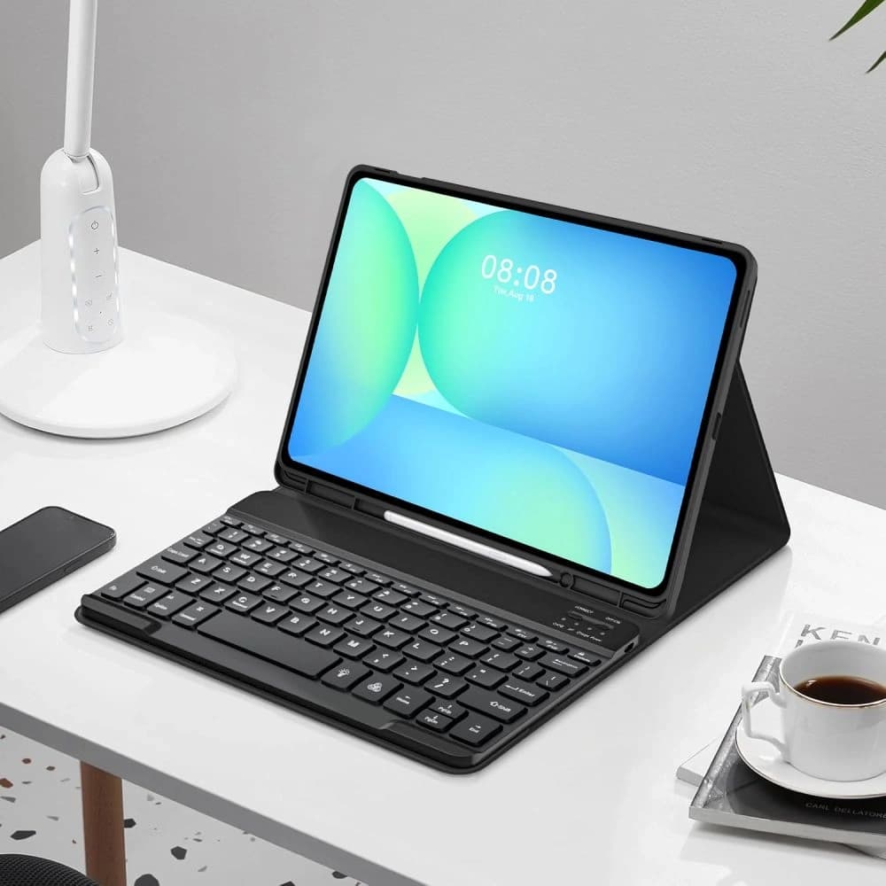 Tech-Protect SmartCase Toll + Billentyűzet Samsung Galaxy Tab S10 FE+ Plus 13.1 X620 / X626b Fekete - 5