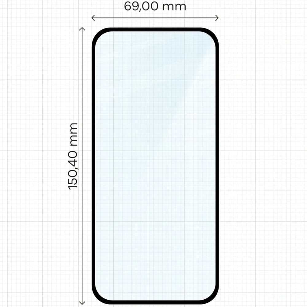 Bizon Edge 2 Pack 2x tempered glass + lens protection Pixel 9a - 2