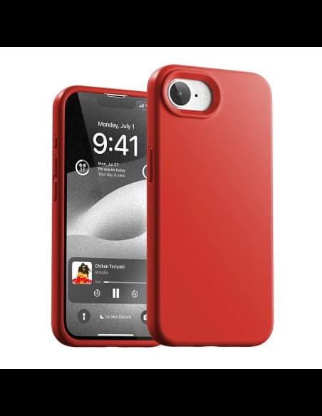 Mercury Szilikon Tok Apple iPhone 16e piros