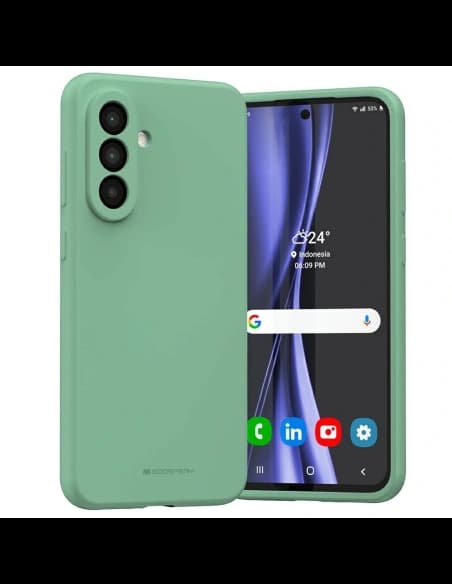 Mercury Szilikon Tok Samsung Galaxy A56 zöld