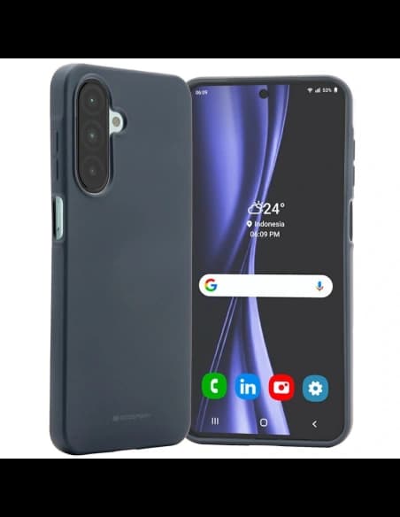 Mercury Puha Tok Samsung Galaxy A26 sötétkék