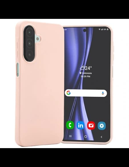 Mercury Puha Tok Samsung Galaxy A26 rózsaszín homok