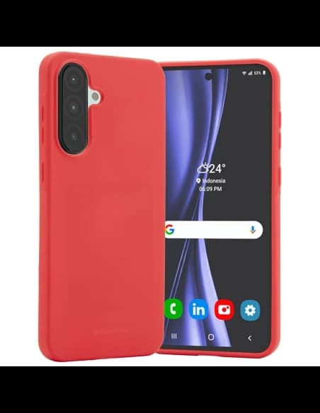 Mercury Soft Case Samsung Galaxy A56 piros