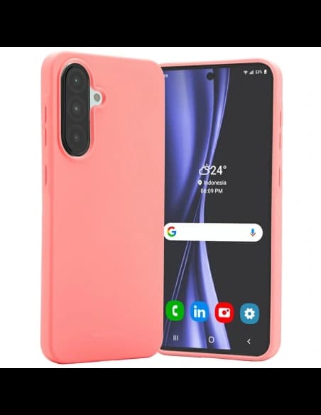 Mercury Soft Case Samsung Galaxy A56 rózsaszín